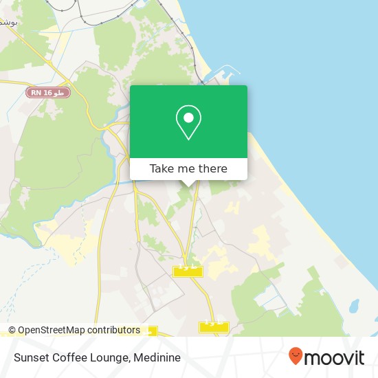 Sunset Coffee Lounge map