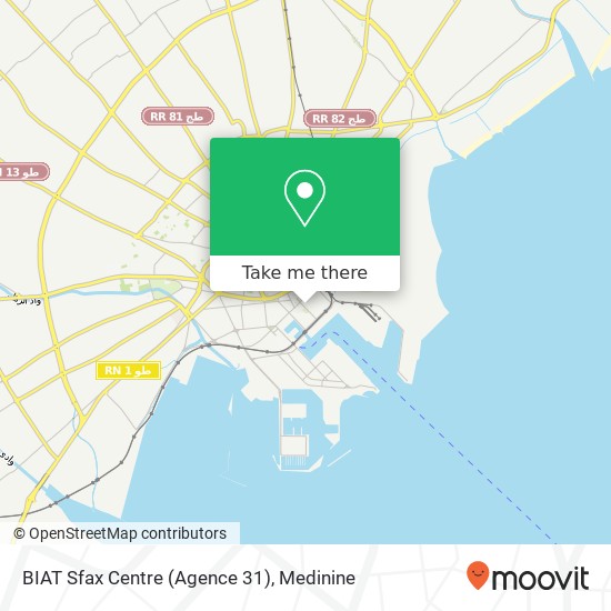 BIAT Sfax Centre (Agence 31) map