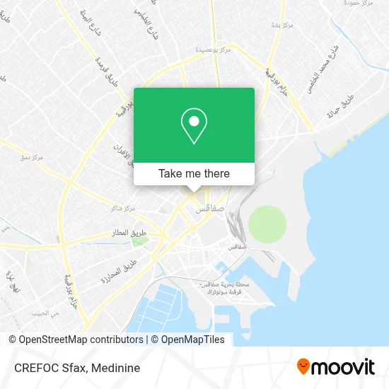 CREFOC Sfax map