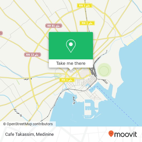 Cafe Takassim map