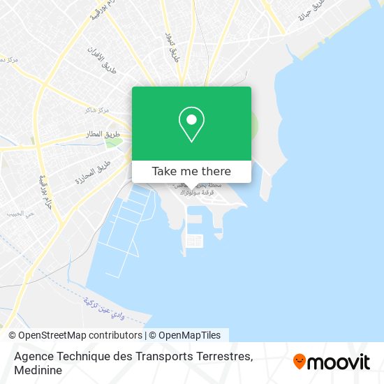 Agence Technique des Transports Terrestres map
