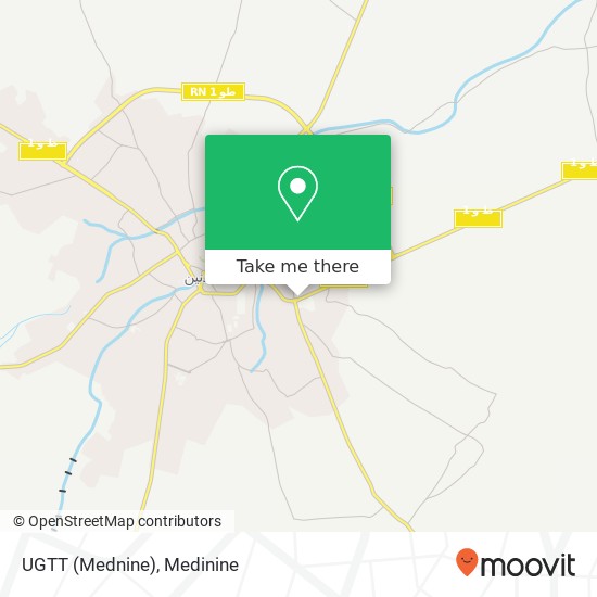UGTT (Mednine) map