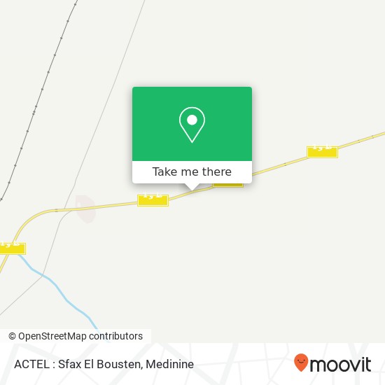 ACTEL : Sfax El Bousten map