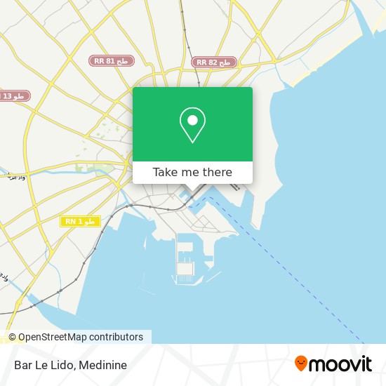 Bar Le Lido map