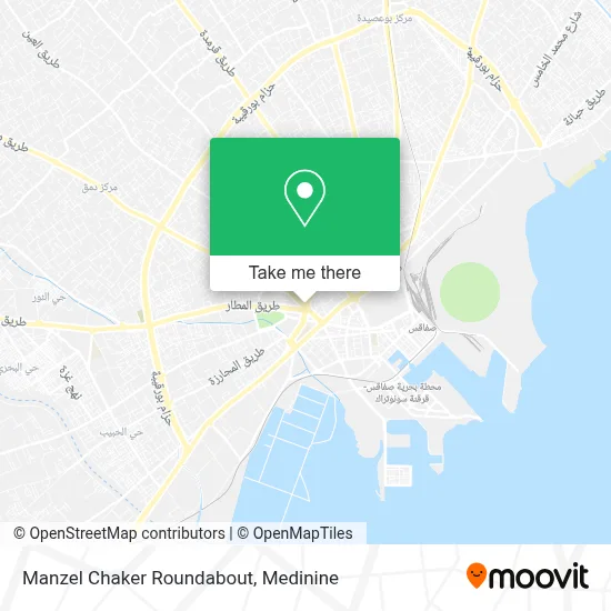 Manzel Chaker Roundabout map