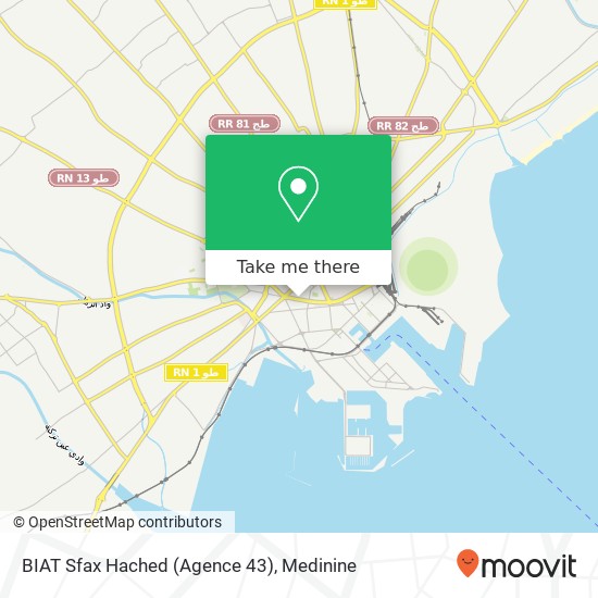 BIAT Sfax Hached (Agence 43) map