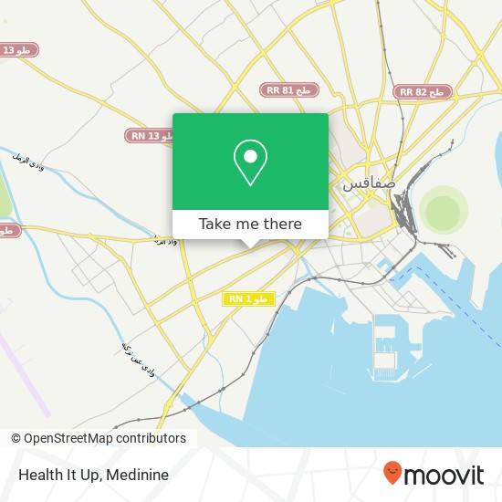 Health It Up map