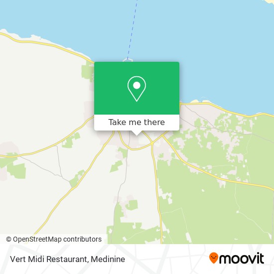 Vert Midi Restaurant map