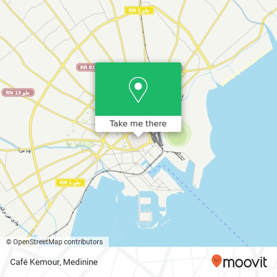 Café Kemour map