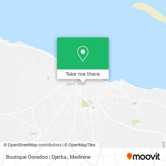 Boutique Ooredoo | Djerba. map