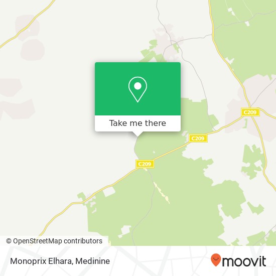 Monoprix Elhara map