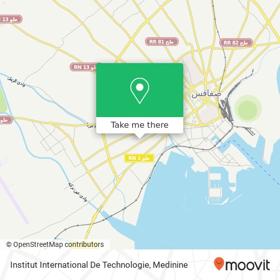 Institut International De Technologie map