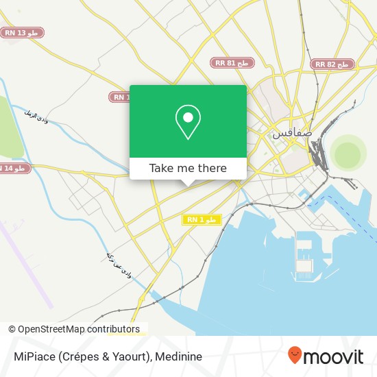 MiPiace (Crépes & Yaourt) map