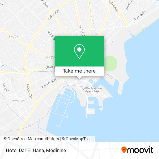 Hôtel Dar El Hana map
