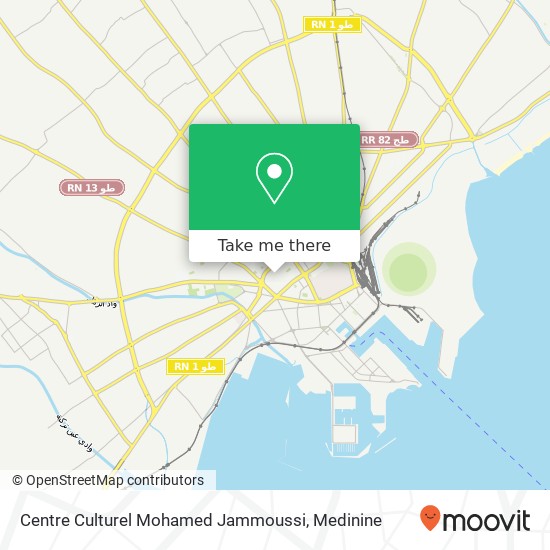Centre Culturel Mohamed Jammoussi map