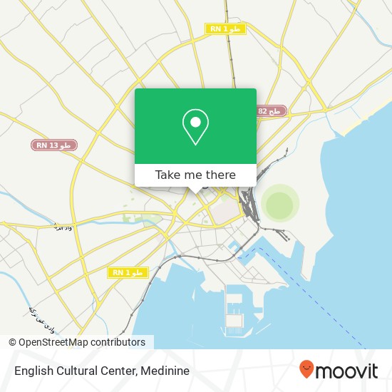 English Cultural Center map