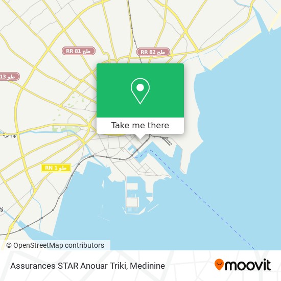 Assurances STAR Anouar Triki map