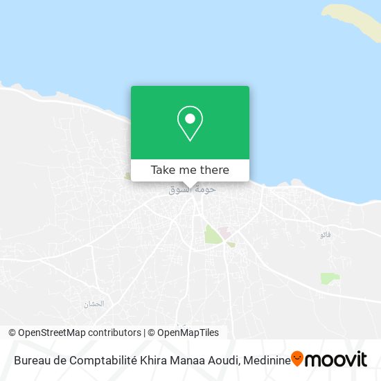 Bureau de Comptabilité Khira Manaa Aoudi map