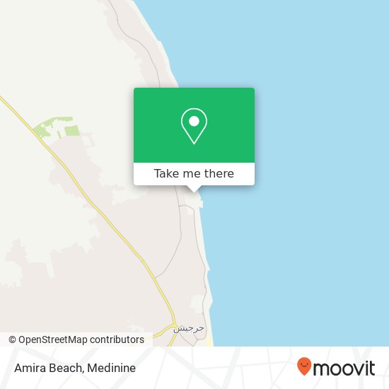 Amira Beach map