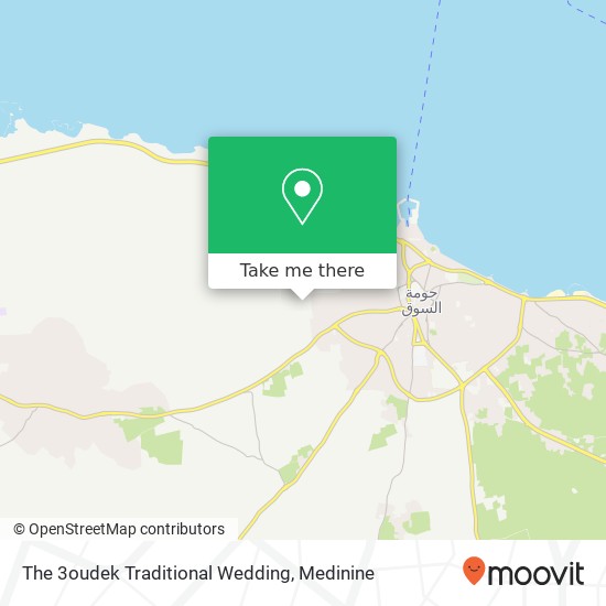 The 3oudek Traditional Wedding map