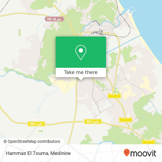 Hammas El 7ouma map