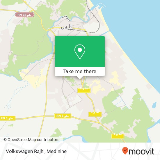 Volkswagen Rajhi map