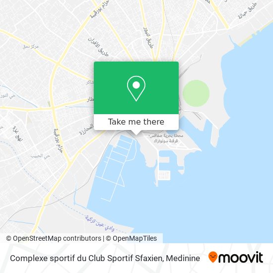 Complexe sportif du Club Sportif Sfaxien map