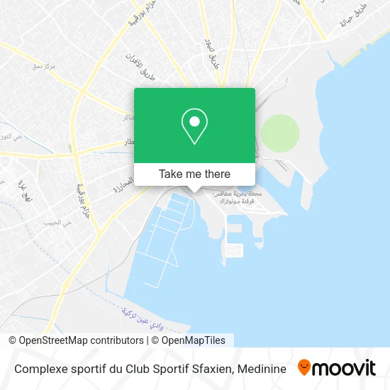 Complexe sportif du Club Sportif Sfaxien map