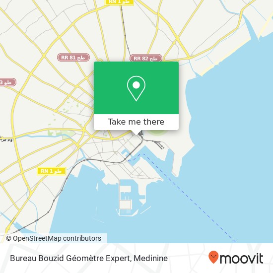 Bureau Bouzid Géomètre Expert map