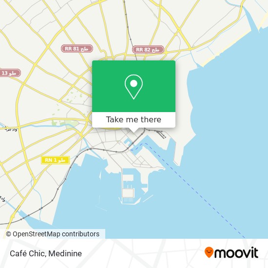 Café Chic map