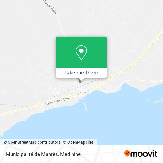 Municipalité de Mahrès plan