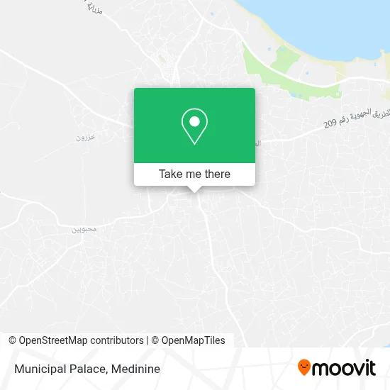 قصر البلدية map