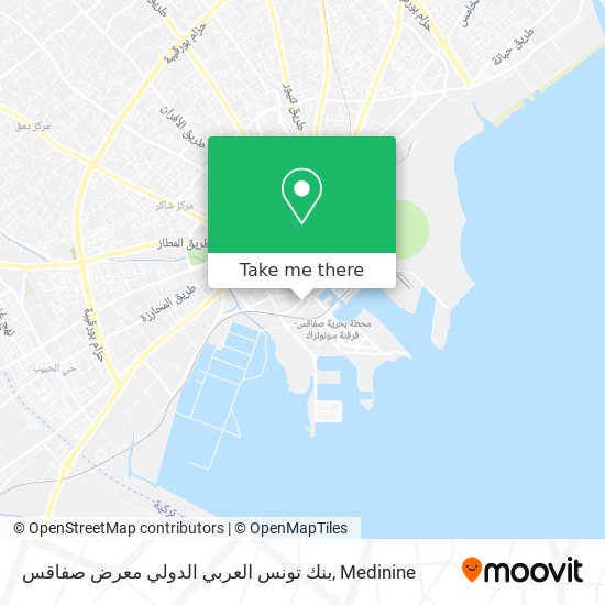 بنك تونس العربي الدولي معرض صفاقس plan