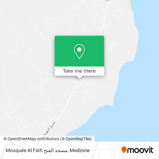 Mosquée Al Fath مسجد الفتح plan