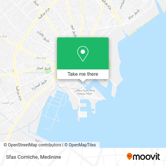 Sfax Corniche map