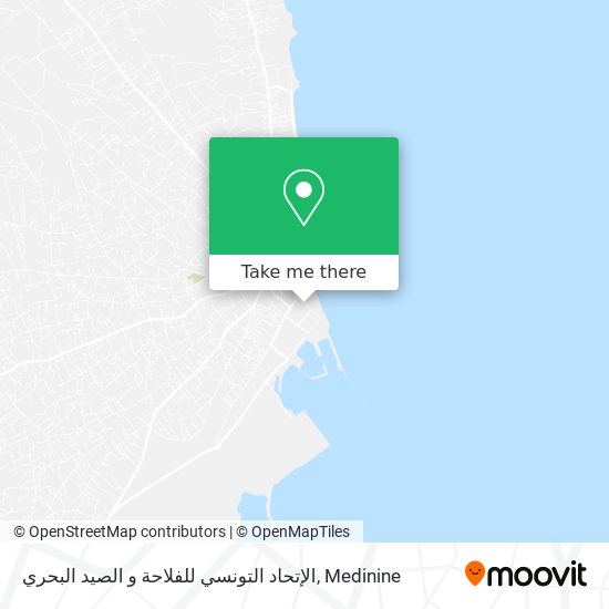 الإتحاد التونسي للفلاحة و الصيد البحري map