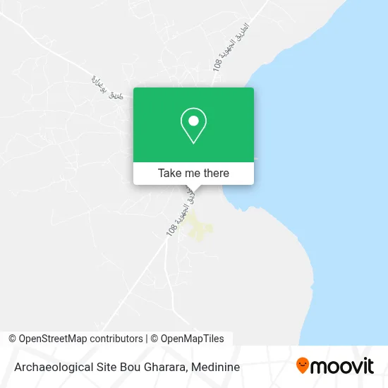 موقع أثري بو غرارة map