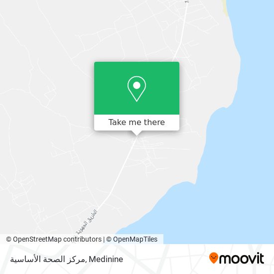 مركز الصحة الأساسية map