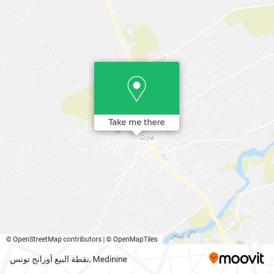 نقطة البيع أورانج تونس map