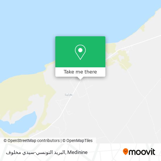 البريد التونسي-سيدي مخلوف map