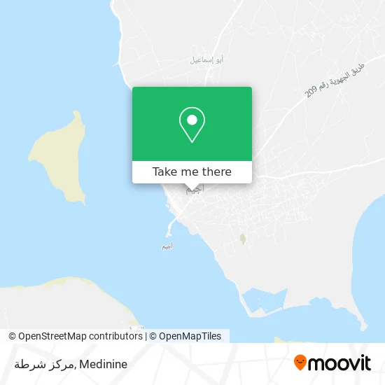 مركز شرطة map