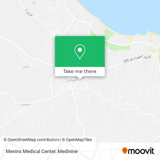 Meninx Medical Center map