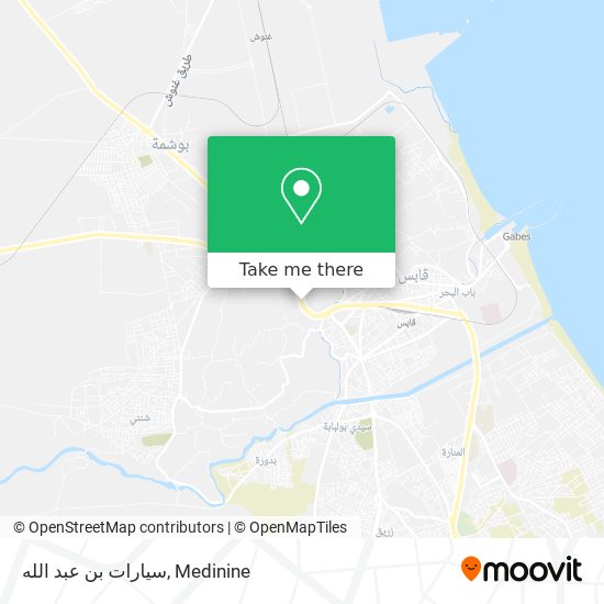 سيارات بن عبد الله map