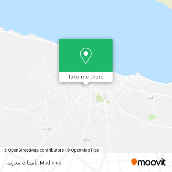 تأمينات مغربية map