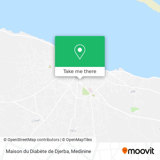 Maison du Diabète de Djerba map