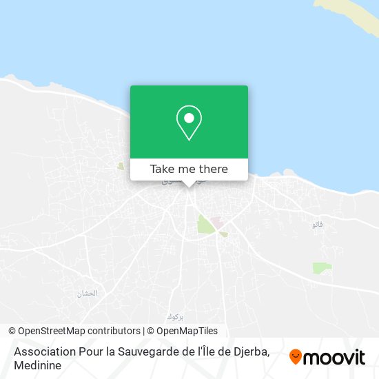 Association Pour la Sauvegarde de l'Île de Djerba map
