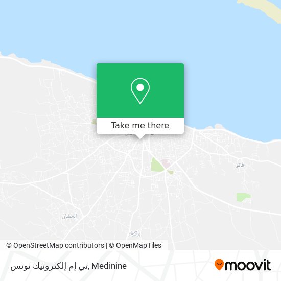 تي إم إلكترونيك تونس map