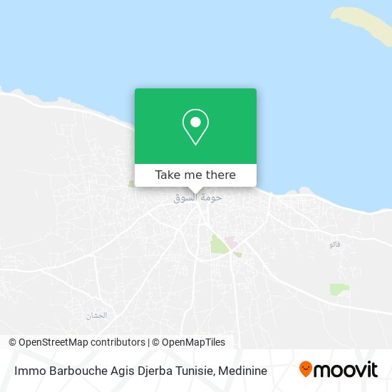 Immo Barbouche Agis Djerba Tunisie plan
