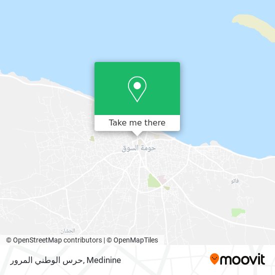 حرس الوطني المرور map