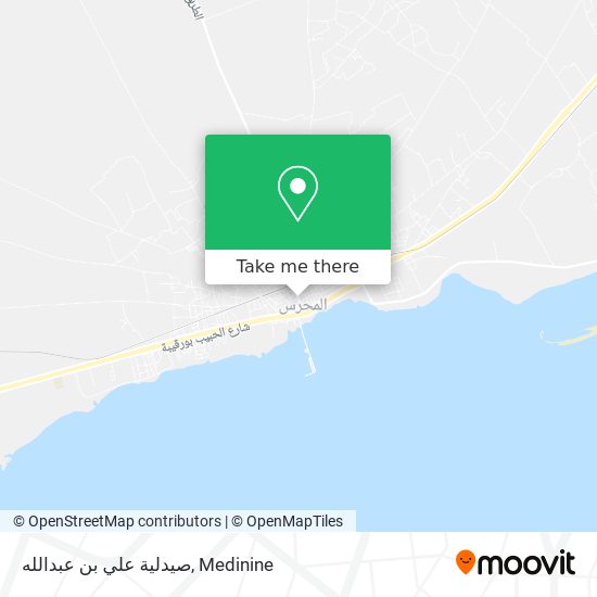 صيدلية علي بن عبدالله map